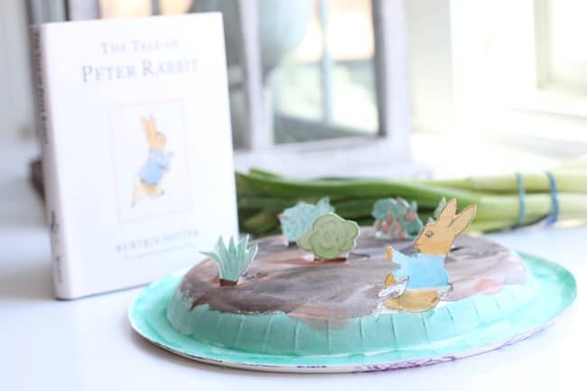 Peter Rabbit Paper Plate Pop-Up Garden
