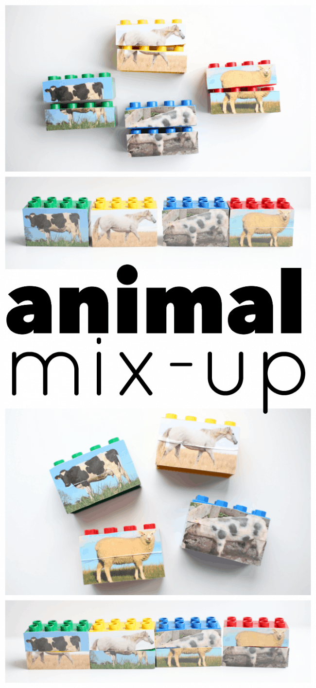Animal Mix Up LEGOs I Can Teach My Child