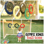 Olympic Rings Ball Toss