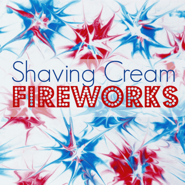 Shaving Cream Fireworks