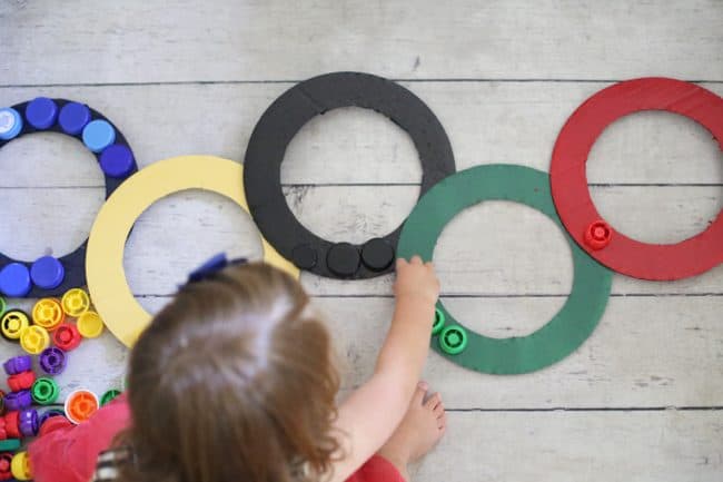 Olympic Rings Cap Sorting