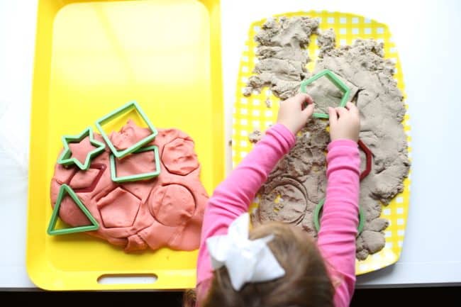 Playdough Shapes Activity For Toddlers