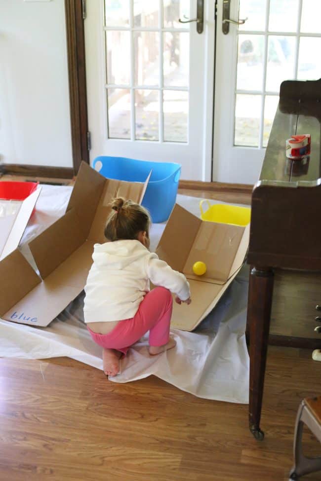 Color Skee Ball for Toddlers and Preschoolers