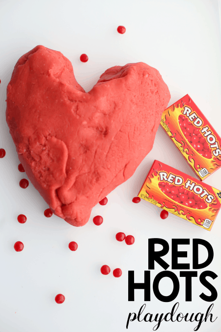 Red Hots Playdough: Playdough made using the Red Hots Candy! So much fun for Valentine's Day!