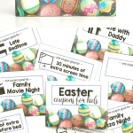 Printable Easter Coupons for Kids