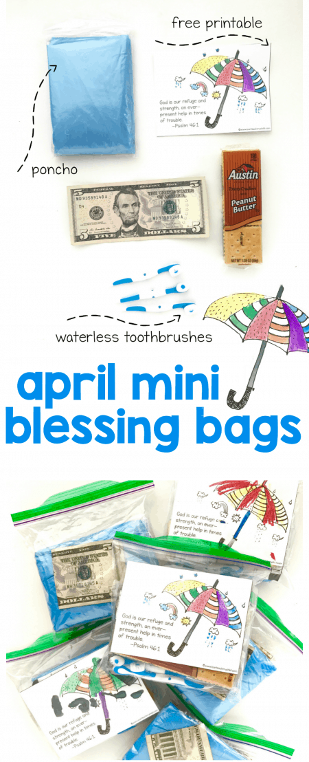 April Blessing Bags with Free Printable - I Can Teach My Child!