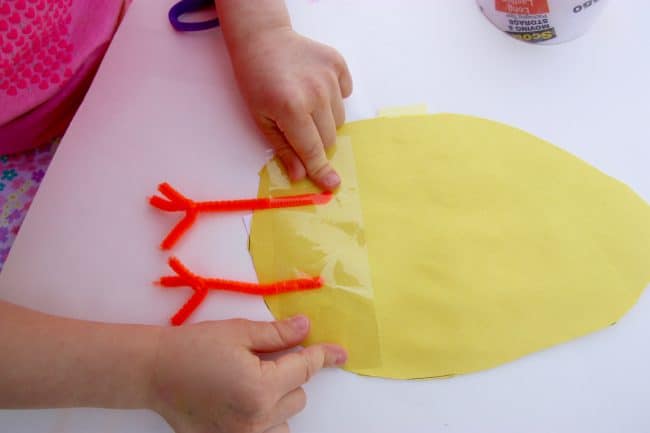 Snippy Chicks Scissor Skill Spring Craft for Toddlers