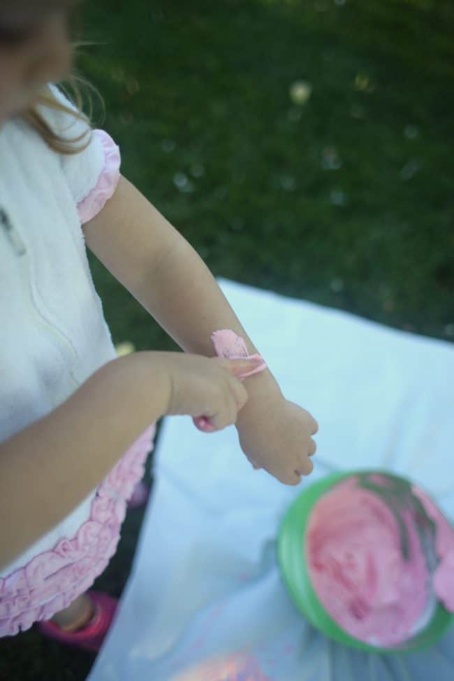 Whipped Topping Painting