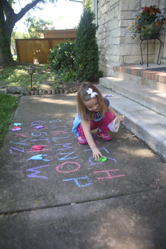 Outdoor Alphabet Match for Toddlers