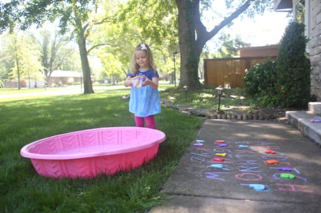 Outdoor Alphabet Match for Toddlers