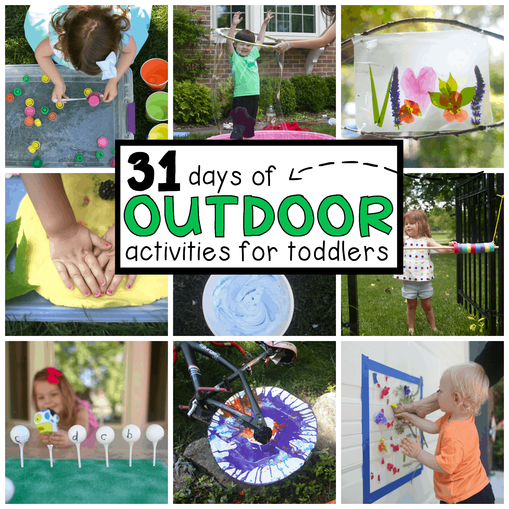 31 Days of Outdoor Activities for Toddlers - I Can Teach ...