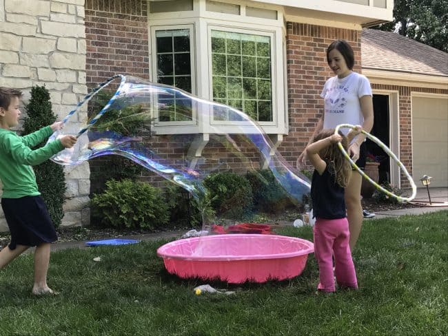 Giant Bubbles for Kids