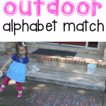 Outdoor Alphabet Match for Toddlers