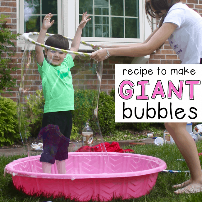 Recipe to Make Giant Bubbles