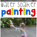 Water Soaker Painting for Toddlers