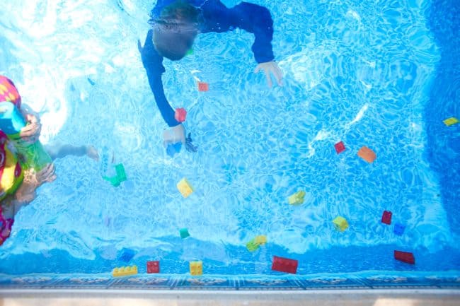 Diving and Fishing for LEGO