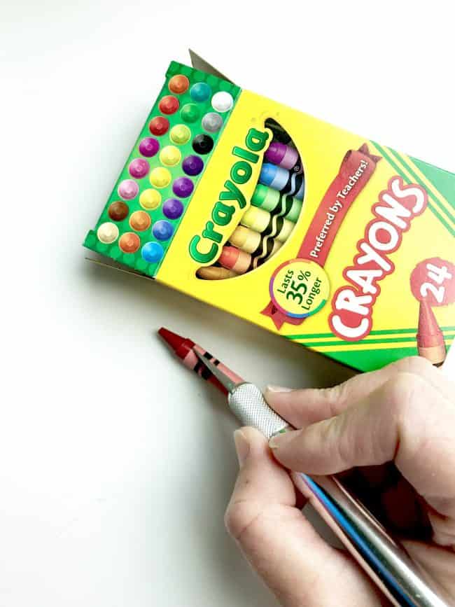 How to Quickly Remove Crayon Wrapping