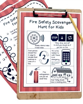 Fire Safety Checklist and Scavenger Hunt