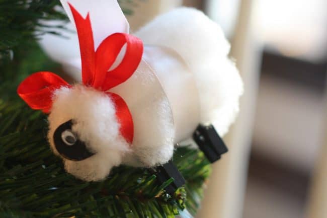 Sheep Ornaments: Easy Christmas Sheep Craft