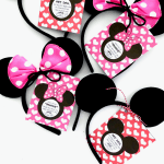 Printable Mickey Mouse and Minnie Mouse Valentines