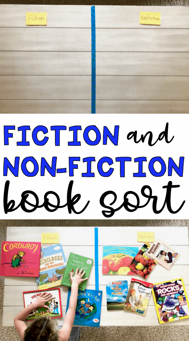Fiction and Nonfiction Book Sort