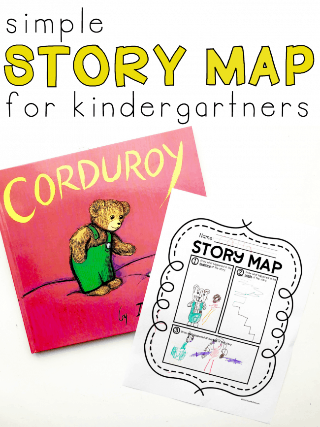 Simple Story Map Printable for Kindergartners