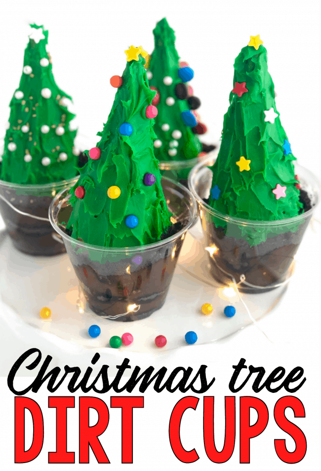 Christmas Tree Dirt Cups