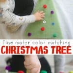 Color Matching Christmas Tree for Toddlers