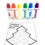 Sight Word Christmas Tree