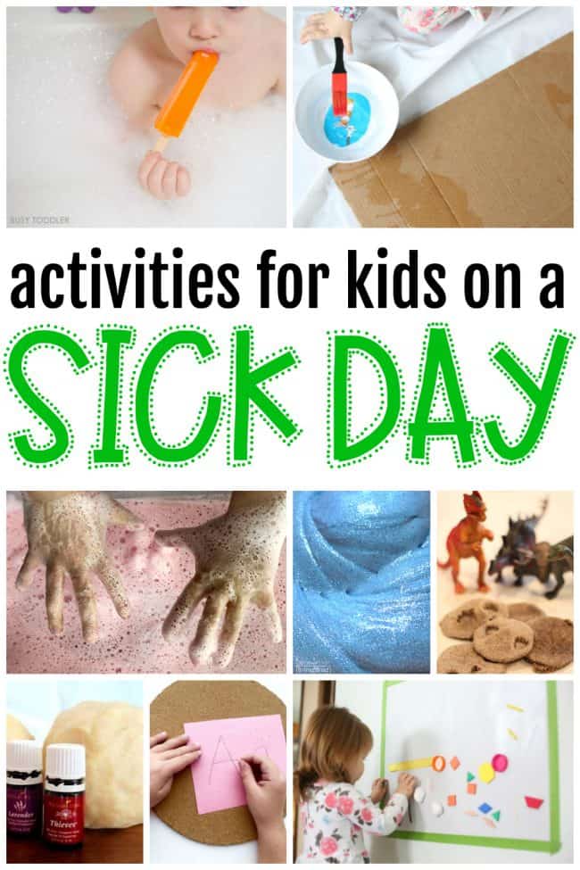 Activities for Kids on Sick Days