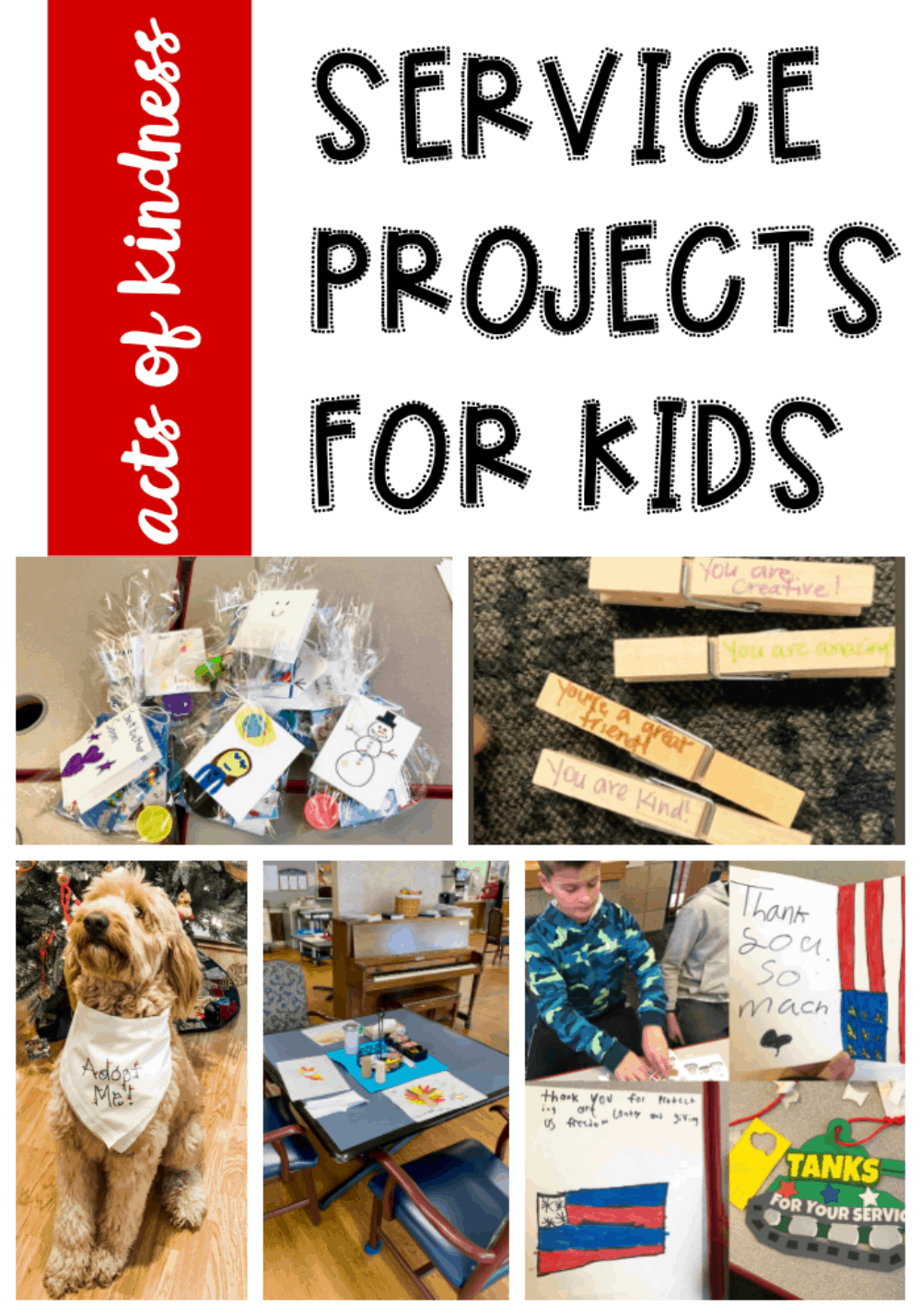 Acts of Kindness Ideas Service Projects for Kids I Can Teach My Child!